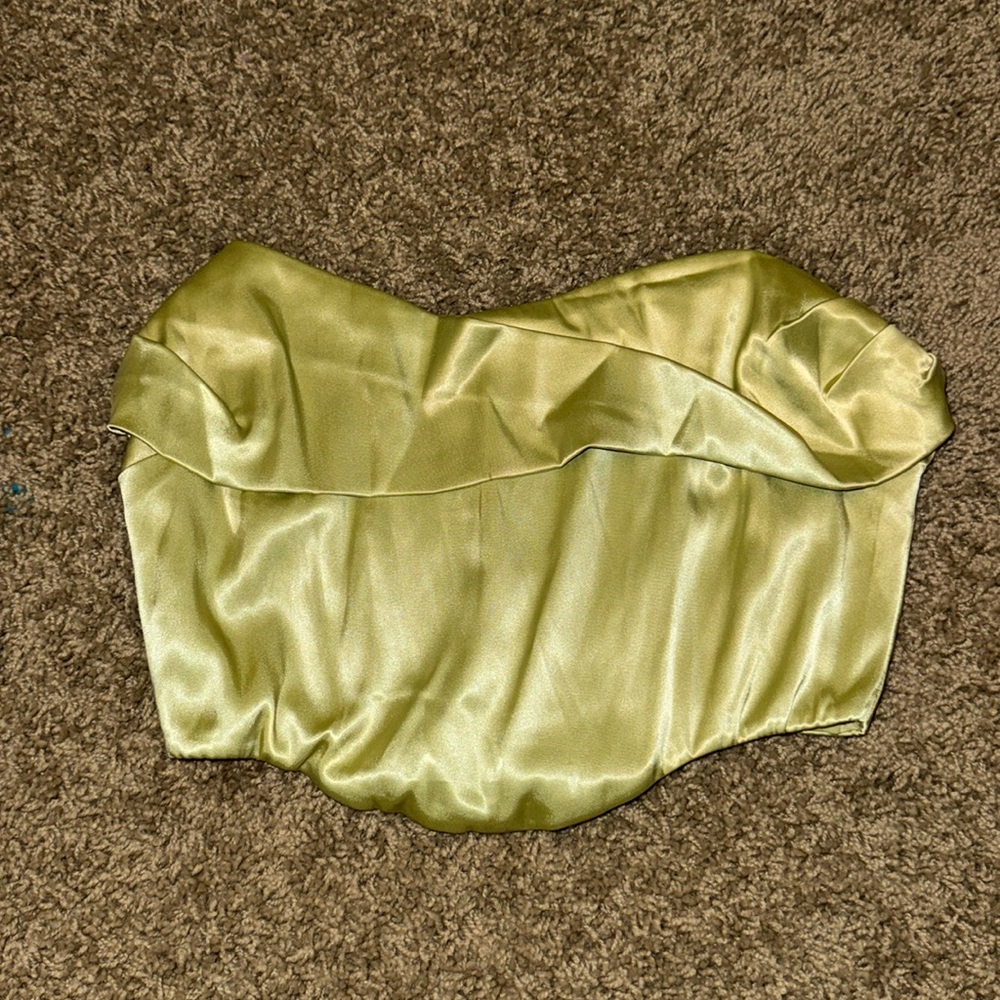Green tube top